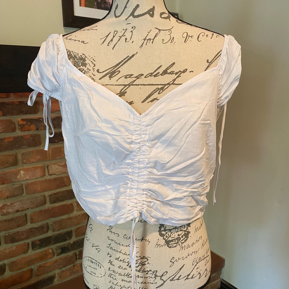 Shirred Abercrombie & Fitch Top